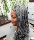 Medium Senegalese twist ( Shoulder Length)
