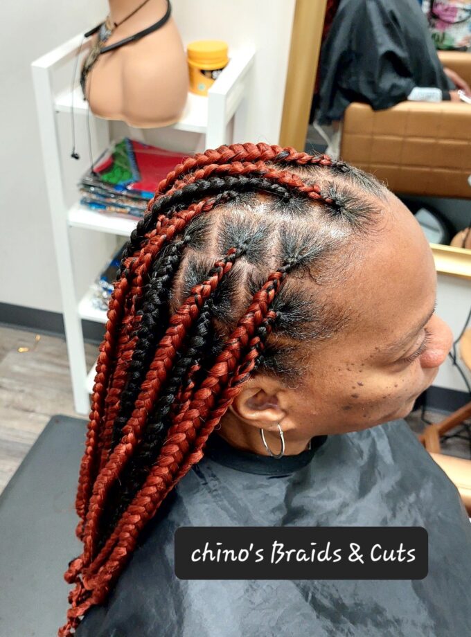 Medium Knotless braids (reg)