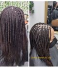 Small Knotless braids (reg length below shoulders)